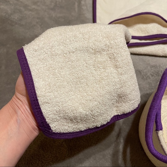 🌵Unbleached Cotton BABY Basket & Bath Set Super Soft YL - Picture 6 of 7